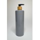 500ml Grey PET Cylinder Bottle 500ml Grey PET Cylinder Bottle