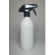 500ml White Olive Bottle with Black Trigger Spray