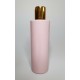 250ml Pink Cylindrical PET Plastic Bottles With Shiny Gold Disc Top 250ml Pink Cylindrical PET Plastic Bottles With Shiny Gold Disc Top