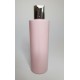 250ml Pink Cylindrical PET Plastic Bottles With Shiny Silver Disc Top 250ml Pink Cylindrical PET Plastic Bottles With Shiny Silver Disc Top