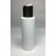 100ml White Cylinder Bottle with Shiny Silver Disc Top 100ml White Cylinder Bottle with Shiny Silver Disc Top