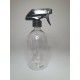 500ml Clear PET Sirop Bottle With Black Trigger Pump