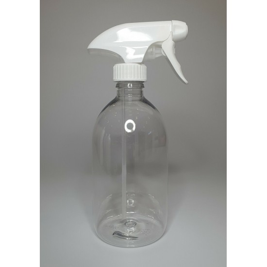500ml Clear PET Sirop Bottle With White Trigger Pump 500ml Clear PET Sirop Bottle With White Trigger Pump