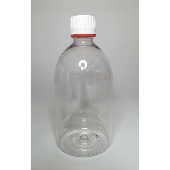 500ml Clear Sirop Bottle with Tamper Evident Lid