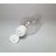 500ml Clear Sirop Bottle with White Flip Top Cap 500ml Clear Sirop Bottle with White Flip Top Cap