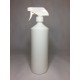 500ml White HDPE Swipe Plastic Bottle with Black Trigger Spray