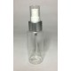 100ml Clear Plastic Cylinder Bottle with Matt Silver Atomiser 100ml Clear Plastic Cylinder Bottle with Matt Silver Atomiser