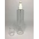 150ml Clear PET Cylinder Bottle with White Cream Pump 150ml Clear PET Cylinder Bottle with White Cream Pump