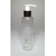 100ml Clear Plastic Cylindrical Bottles With Chrome Pump 100ml Clear Plastic Cylindrical Bottles With Chrome Pump