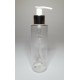 100ml Clear PET Cylindrical Bottles With Chrome Pump