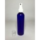 125ml Blue PET Boston Bottle with White Atomiser 125ml Blue PET Boston Bottle with White Atomiser