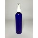 125ml Blue PET Boston Bottle with White Atomiser 125ml Blue PET Boston Bottle with White Atomiser