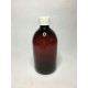 250ml Amber PET Sirop Bottle with White Cap 250ml Amber PET Sirop Bottle with White Cap