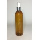 500ml Amber Tall Boston Bottle with Chrome Atomiser