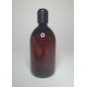 250ml Amber PET Sirop Bottle with Black Disc Top Cap