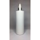250ml White Cylinder Bottle with Matt Silver Atomiser Spray 250ml White Cylinder Bottle with Matt Silver Atomiser Spray