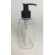 250ml Clear PET Round Boston Bottle with Black Lotion Pump 250ml Clear PET Round Boston Bottle with Black Lotion Pump