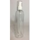 250ml Clear PET Tall Boston Bottles With White Serum Pump 250ml Clear PET Tall Boston Bottles With White Serum Pump
