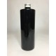 500ml Black PET Cylinder Bottle with Aluminium Cap