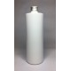 500ml White Cylinder Bottle with Aluminium Cap
