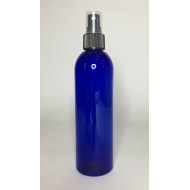 500ml Blue PET Boston Bottle with Black Atomiser 
