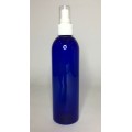 500ml Blue PET Boston Bottle with White Atomiser Spray