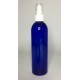 500ml Blue PET Boston Bottle with White Atomiser Spray