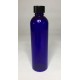 500ml Blue PET Boston Bottle with Black Cap 500ml Blue PET Boston Bottle with Black Cap
