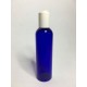 500ml Blue PET Boston Bottle with White Disc Top