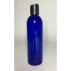 500ml Blue PET Boston Bottle with Black Disc Top 500ml Blue PET Boston Bottle with Black Disc Top
