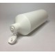 1000ml (1L) White HDPE Swipe Bottle With White Flip Top Cap