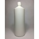 500ml White HDPE Swipe Bottle With White Flip Top Cap