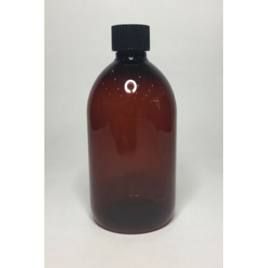 250ml Amber PET Sirop Bottle with Black Cap 250ml Amber PET Sirop Bottle with Black Cap