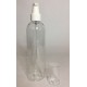 250ml Clear PET Tall Boston Bottles With White Serum Pump 250ml Clear PET Tall Boston Bottles With White Serum Pump