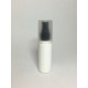 50ml White HDPE Cylinder Overcap With Black Atomiser