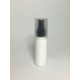 100ml White HDPE Cylinder Overcap With Black Atomiser