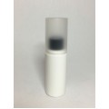100ml White Cylinder Overcap Bottle With Black Cap