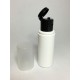 50ml White HDPE Cylinder Overcap With Black Flip Top 50ml White HDPE Cylinder Overcap With Black Flip Top