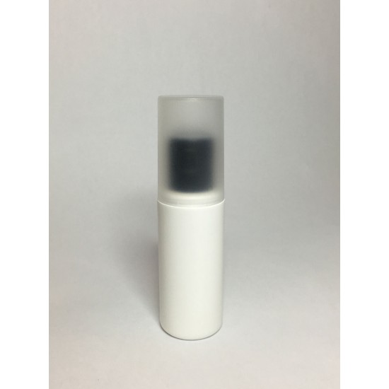 50ml White HDPE Cylinder Overcap With Black Flip Top 50ml White HDPE Cylinder Overcap With Black Flip Top