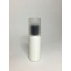 50ml White HDPE Cylinder Overcap With Black Flip Top 50ml White HDPE Cylinder Overcap With Black Flip Top