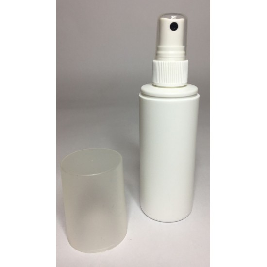 50ml White HDPE Cylinder Overcap With White Atomiser 50ml White HDPE Cylinder Overcap With White Atomiser