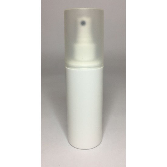 50ml White HDPE Cylinder Overcap With White Atomiser 50ml White HDPE Cylinder Overcap With White Atomiser