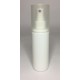 100ml White HDPE Cylinder Overcap With White Atomiser