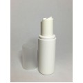 50ml White HDPE Cylinder Overcap With White Disc Top